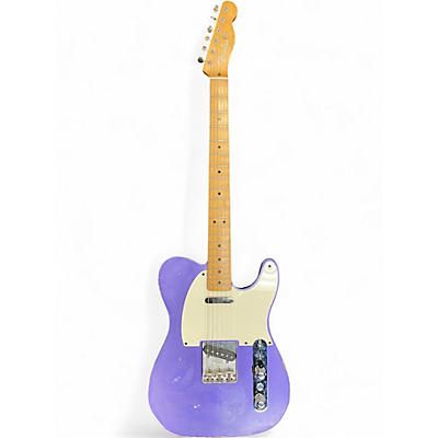 Used Fender Road Worn 1950S Telecaster Purple Solid Body Electric Guitar