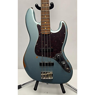 Fender Used Fender Road Worn 1960S Jazz Bass Firemist Silver Electric Bass Guitar