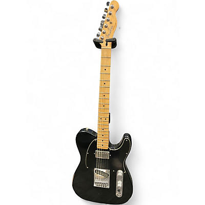 Used Fender Road Worn Player Telecaster Black Solid Body Electric Guitar