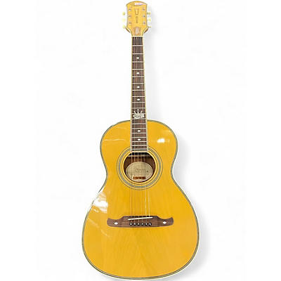 Used Fender Ron Emory Loyalty Parlor Antique Natural Acoustic Guitar