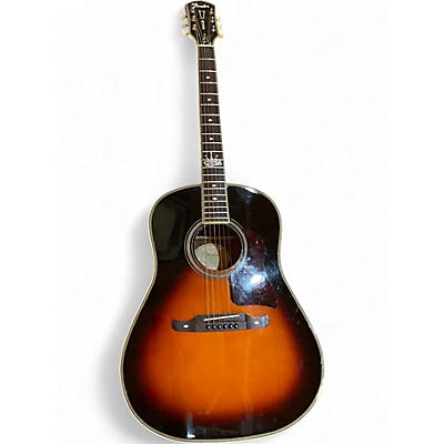 Used Fender Ron Emory Loyalty Slope Shoulder 3 Tone Sunburst Acoustic Guitar