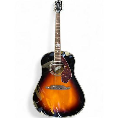 Used Fender Ron Emory Loyalty Slope Shoulder Sunburst Acoustic Guitar