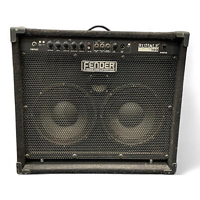 Used Fender Rumble 100/210 100W 2x10 Bass Combo Amp