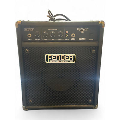 Used Fender Rumble 15 15W 1X8 Bass Combo Amp