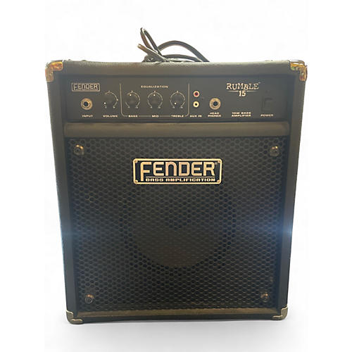 Used Fender Rumble 15 15W 1X8 Bass Combo Amp