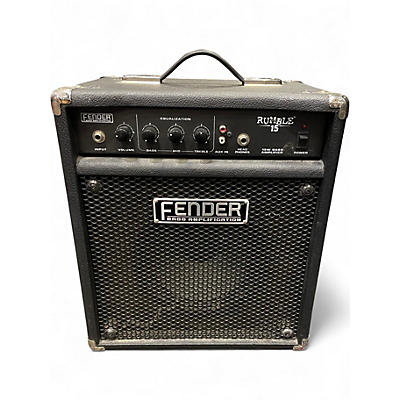Used Fender Rumble 15 15W 1X8 Bass Combo Amp