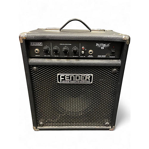 Used Fender Rumble 15 15W 1X8 Bass Combo Amp