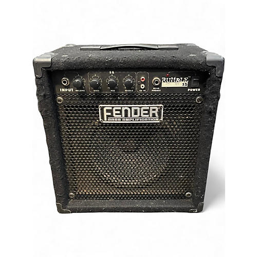 Used Fender Rumble 15 15W 1X8 Bass Combo Amp