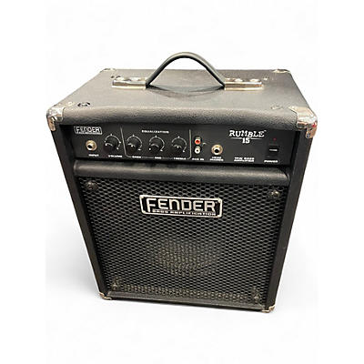 Used Fender Rumble 15 15W 1X8 Bass Combo Amp