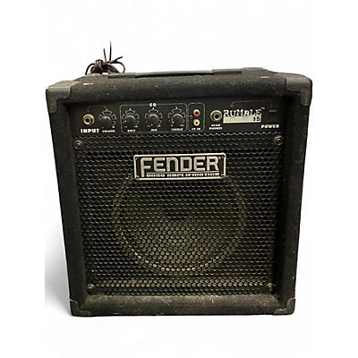 Used Fender Rumble 15 15W 1X8 Bass Combo Amp