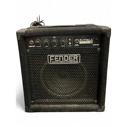 Used Fender Rumble 15 15W 1X8 Bass Combo Amp