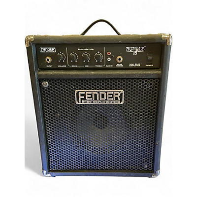 Used Fender Rumble 15 15W 1X8 Bass Combo Amp