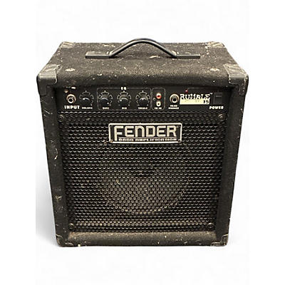 Used Fender Rumble 15 15W 1X8 Bass Combo Amp