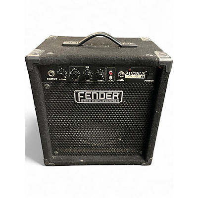 Used Fender Rumble 15 15W 1X8 Bass Combo Amp