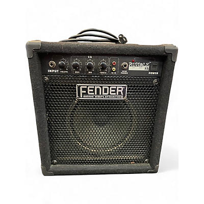 Used Fender Rumble 15 15W 1X8 Bass Combo Amp