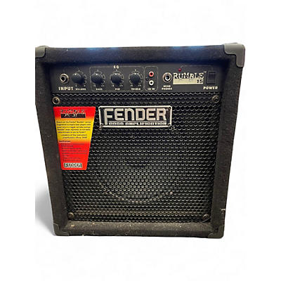 Used Fender Rumble 15 15W 1X8 Bass Combo Amp