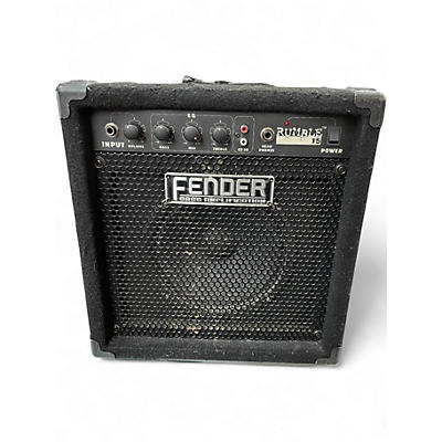 Used Fender Rumble 15 15W 1X8 Bass Combo Amp