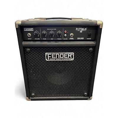 Used Fender Rumble 15 15W 1X8 Bass Combo Amp