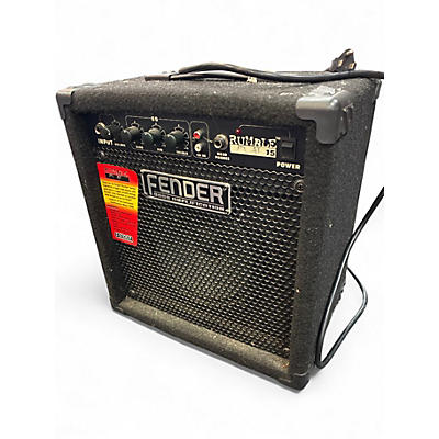 Used Fender Rumble 15 15W 1X8 Bass Combo Amp