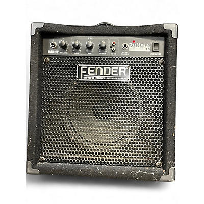 Used Fender Rumble 15 15W 1X8 Bass Combo Amp