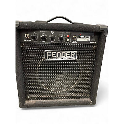 Used Fender Rumble 15 15W 1X8 Bass Combo Amp