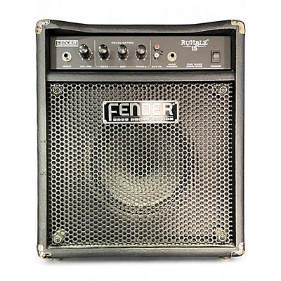 Used Fender Rumble 15 15W 1X8 Bass Combo Amp