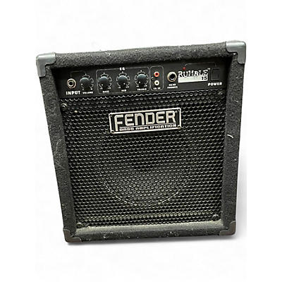Used Fender Rumble 15 15W 1X8 Bass Combo Amp