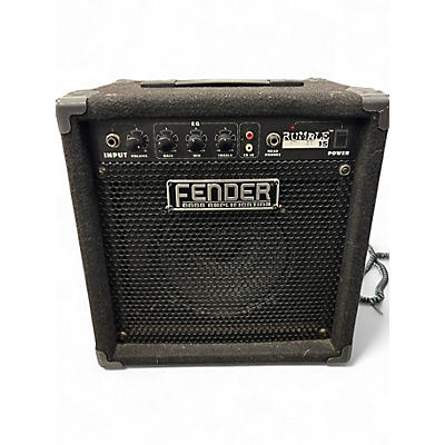 Used Fender Rumble 15 15W 1X8 Bass Combo Amp