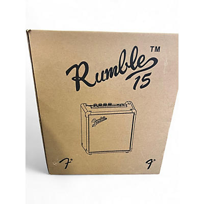 Used Fender Rumble 15 15W 1X8 Bass Combo Amp