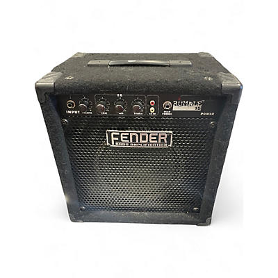 Used Fender Rumble 15 15W 1X8 Bass Combo Amp