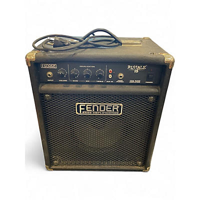 Used Fender Rumble 15 15W 1X8 Bass Combo Amp