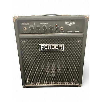 Used Fender Rumble 15 V2 15W 1X8 Bass Combo Amp