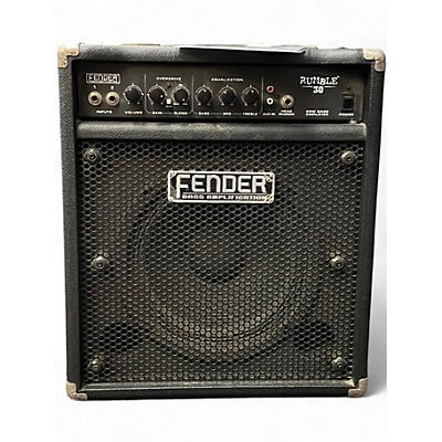Used Fender Rumble 30 30W 1x10 Bass Combo Amp