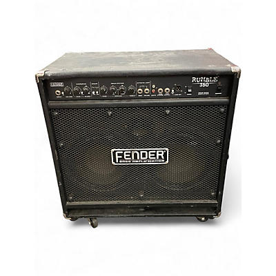 Used Fender Rumble 350 350W 2x10 Bass Combo Amp
