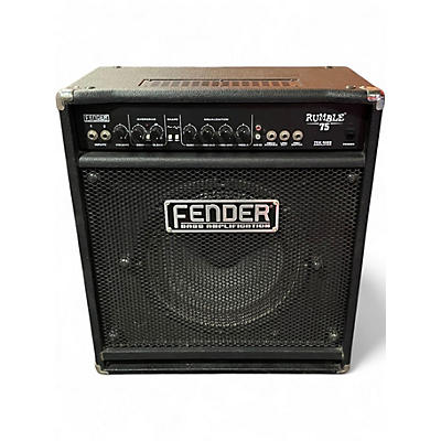 Used Fender Rumble 75 75W 1x12 Bass Combo Amp