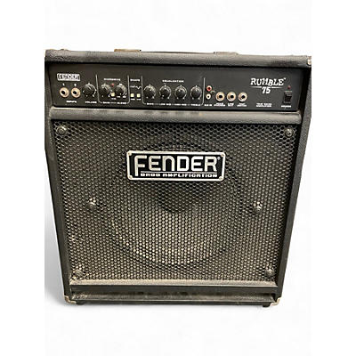 Used Fender Rumble 75 75W 1x12 Bass Combo Amp