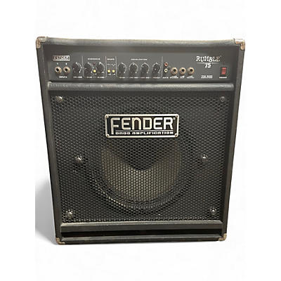 Used Fender Rumble 75 75W 1x12 Bass Combo Amp