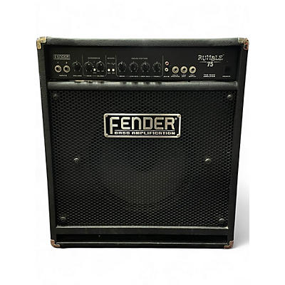 Used Fender Rumble 75 75W 1x12 Bass Combo Amp