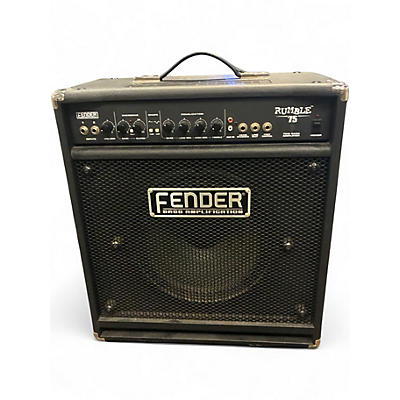 Used Fender Rumble 75 75W 1x12 Bass Combo Amp