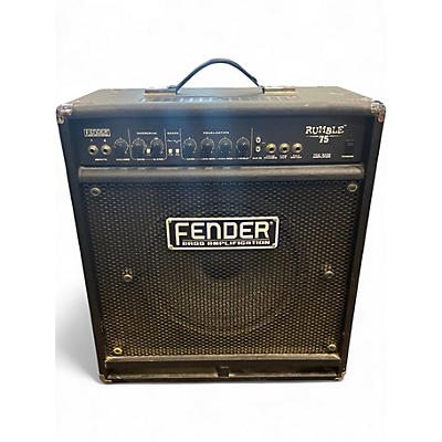 Used Fender Rumble 75 75W 1x12 Bass Combo Amp