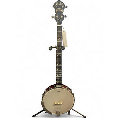 Used Fender Rustler Open Back Natural Banjo