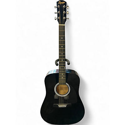 Used Fender SA-150 Black Acoustic Guitar