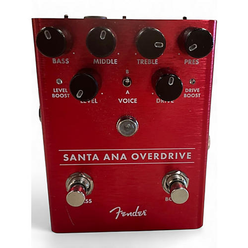 Used Fender SANTA ANA OVERDRIVE Effect Pedal