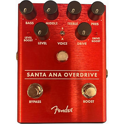 Used Fender SANTA ANA OVERDRIVE Effect Pedal