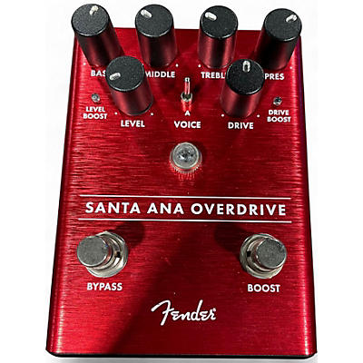 Used Fender SANTA ANA OVERDRIVE Effect Pedal