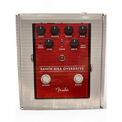 Used Fender SANTA ANA OVERDRIVE Effect Pedal