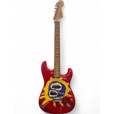 Used Fender SCREAMADELICA STRATOCASTER Red Solid Body Electric Guitar