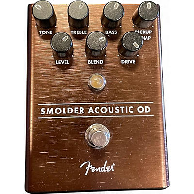 Used Fender SMOLDER ACOUSTIC OD Effect Pedal