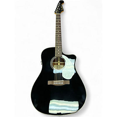 Used Fender SONORAN Black Acoustic Guitar