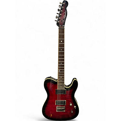 Used Fender SPECIAL EDITION CUSTOM TELECASTER HH Dark Cherry Burst Solid Body Electric Guitar